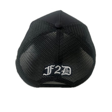Load image into Gallery viewer, F2D Black Trucker SnapBack