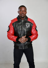 Load image into Gallery viewer, REAL LEATHER 8 BALL JACKET