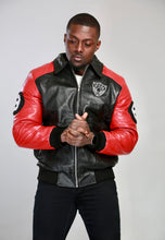 Load image into Gallery viewer, REAL LEATHER 8 BALL JACKET