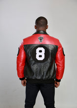 Load image into Gallery viewer, REAL LEATHER 8 BALL JACKET
