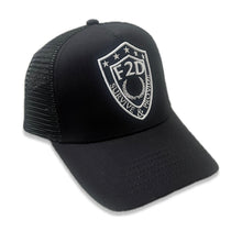 Load image into Gallery viewer, F2D Black Trucker SnapBack
