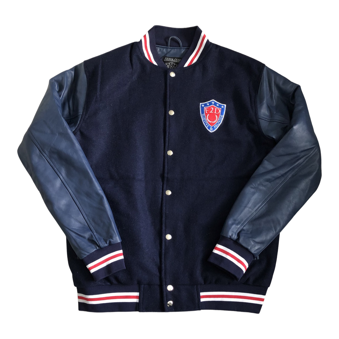 【関税込み】BLUEMARBLE レッド Varsity フーディ BLUEMARBLE - Reversible Varsity Jacket — SUPERMRKT