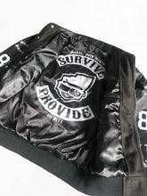 Load image into Gallery viewer, Gallery Half Leather Varsity Jacket
