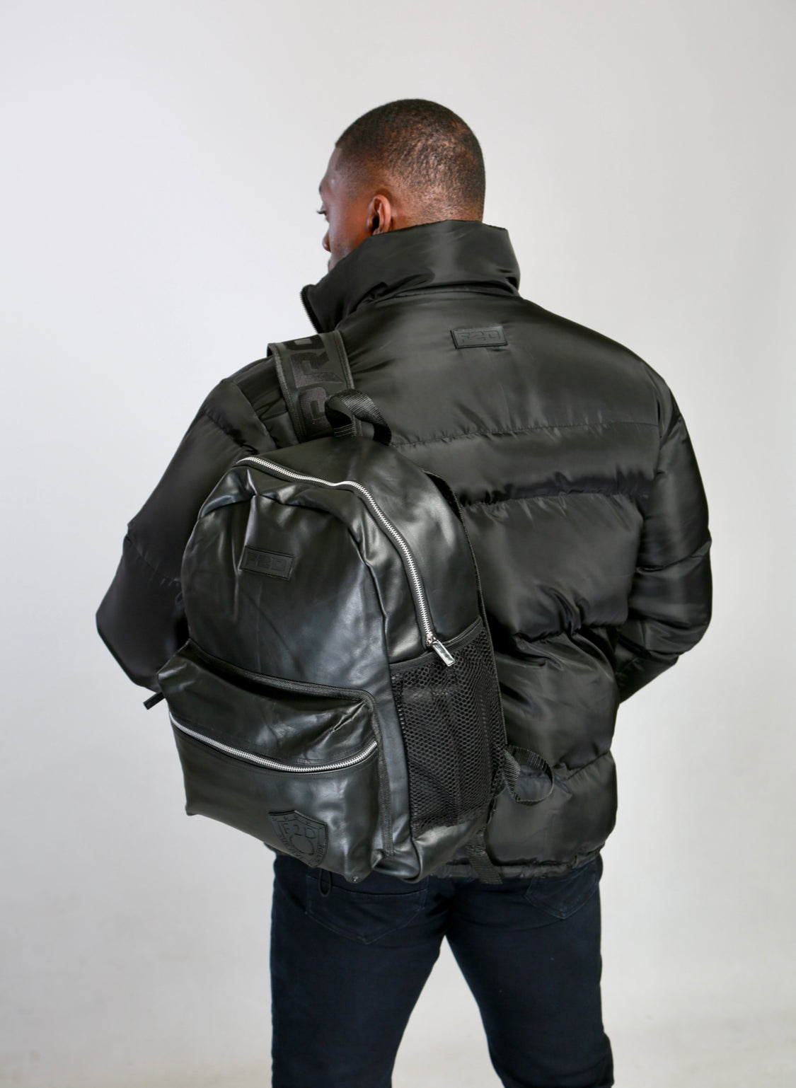 bolongaro trevor leather grain backpack BLACK LEATHER PREMIUM BACKPACK – F2D CLOTHING